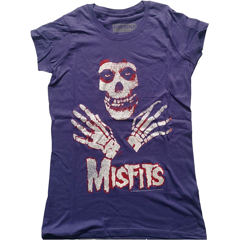 Misfits - Hands Ladies Tshirt - Purple